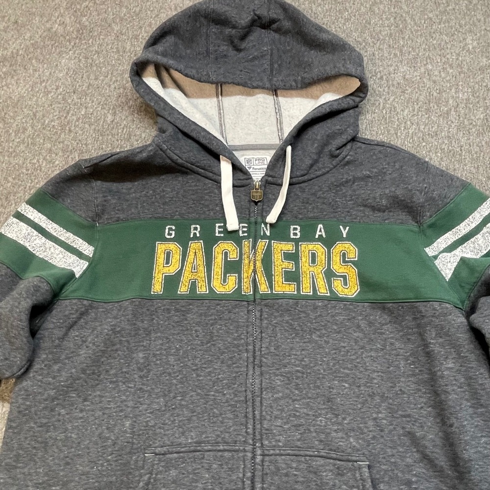 NFL Pro‎ Line Fanatics Green Bay Packers Men's Split Formation Fleece Hoodie